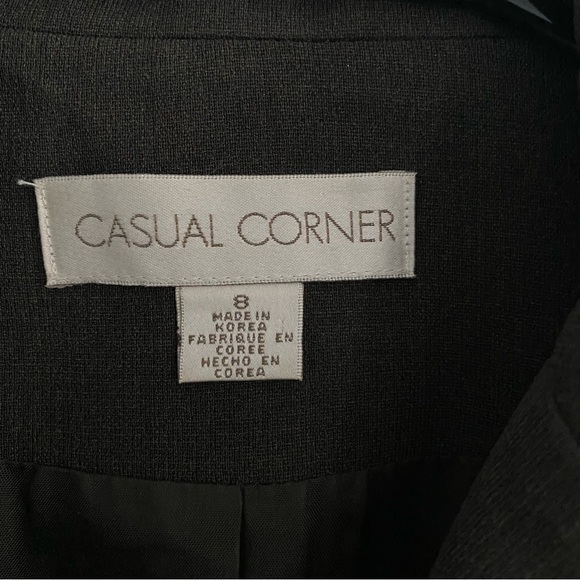 Casual Corner Dark Green Blazer 8 - Picture 3 of 7